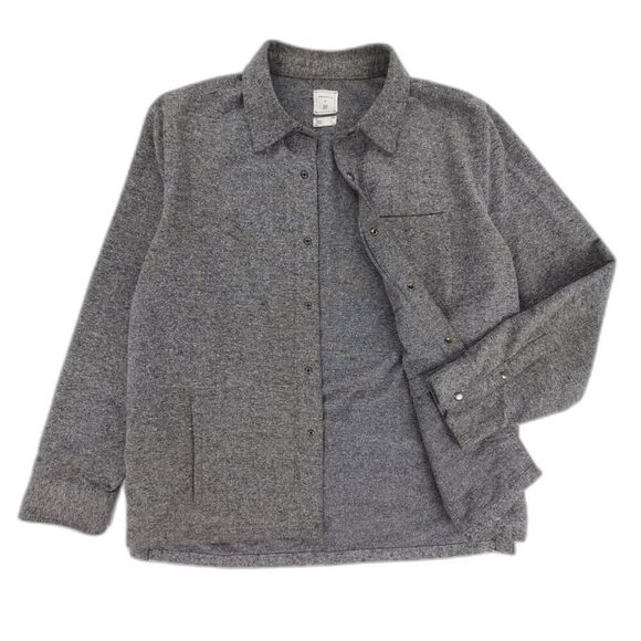 JOHN ELLIOTT Shirt Jacket Minimal Shacket Quiet Luxury 90s Streetwear Grunge Y2k